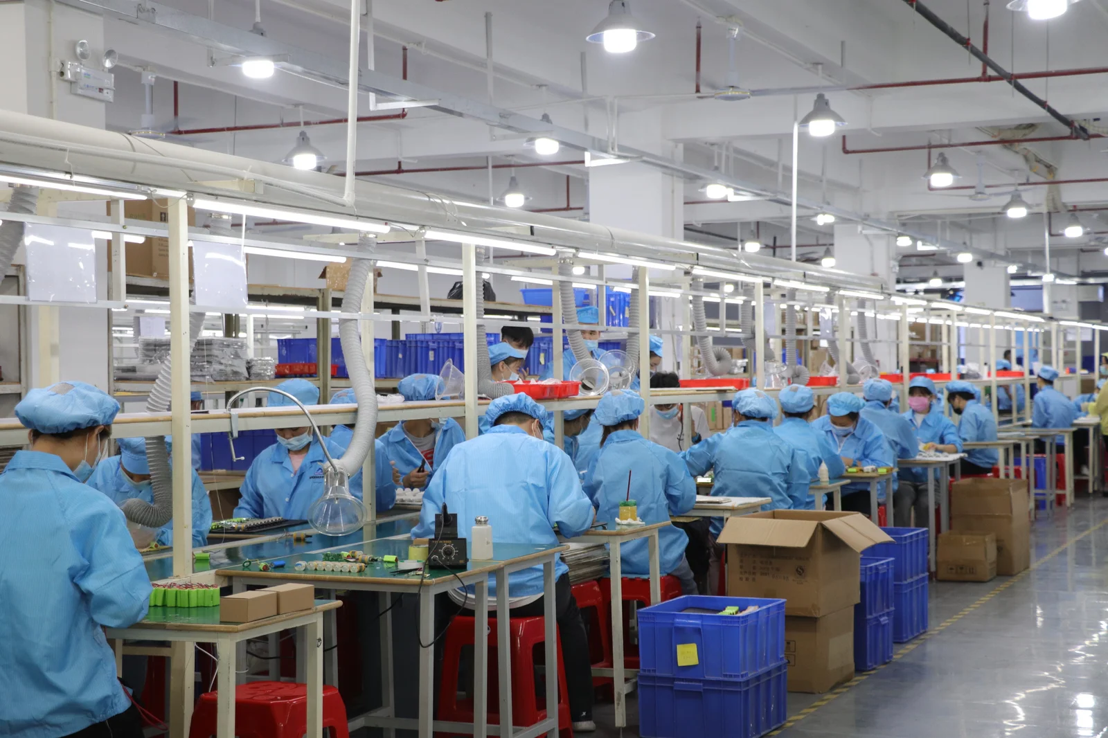 Factory Manual Assembly Process