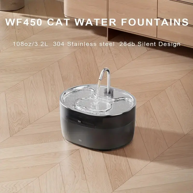 3.2L Eco-Friendly Anti-Splash Automatic Bowl Feeder Durable Stainless Steel PP Modern for Wholesale & OEM Programs detail
