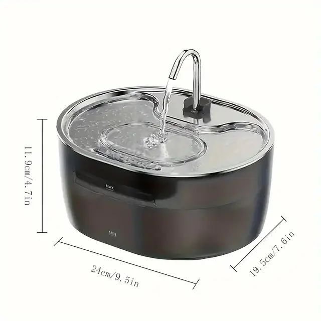 3.2L Eco-Friendly Anti-Splash Automatic Bowl Feeder Durable Stainless Steel PP Modern for Wholesale & OEM Programs