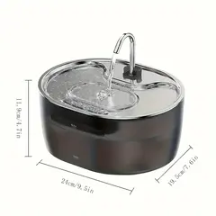 3.2L Eco-Friendly Anti-Splash Automatic Bowl Feeder Durable Stainless Steel PP Modern for Wholesale & OEM Programs view 1