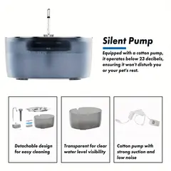 3.2L Eco-Friendly Anti-Splash Automatic Bowl Feeder Durable Stainless Steel PP Modern for Wholesale & OEM Programs view 6