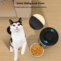 3L Eco-Friendly Smart Classic Dog & Cat Timed Dispenser Wifi App Remote Control for Small Animals for Wholesale & OEM Programs view 3