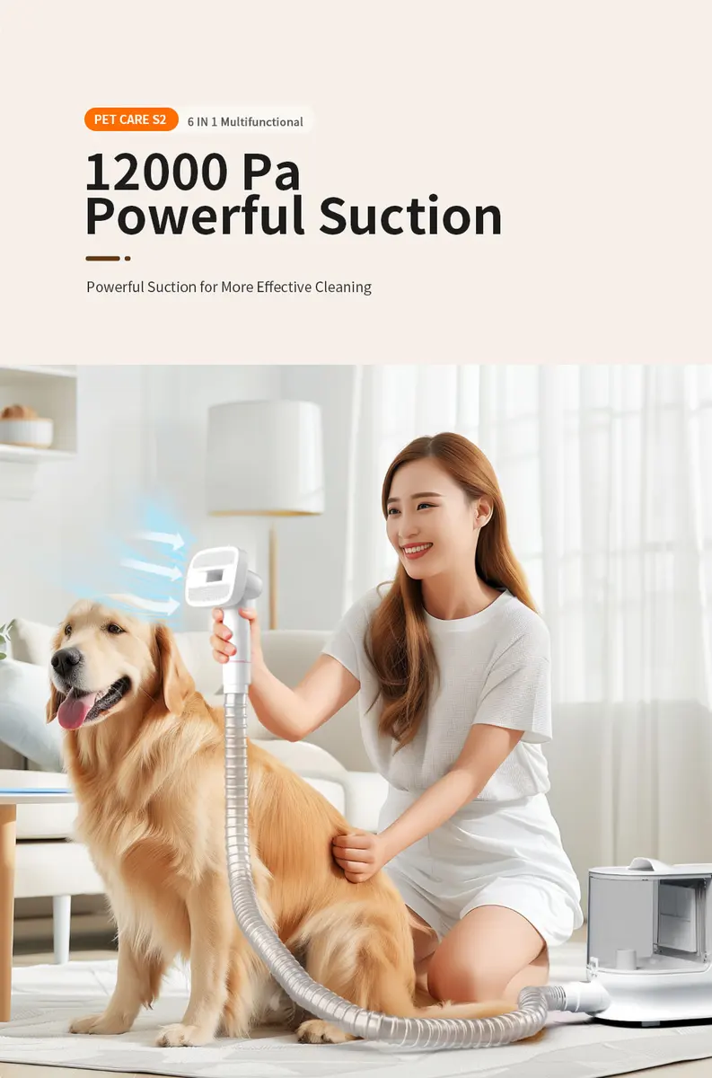 2.5L Cordless Pet Hair Vacuum Cleaner - Rechargeable Dog Cat 2 in 1 Hair Remover for Dogs for Wholesale & OEM Programs detail