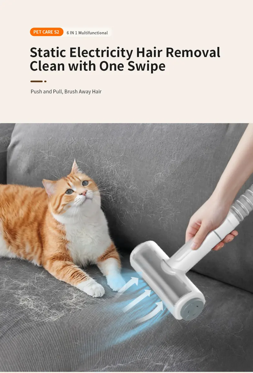 2.5L Cordless Pet Hair Vacuum Cleaner - Rechargeable Dog Cat 2 in 1 Hair Remover for Dogs for Wholesale & OEM Programs detail
