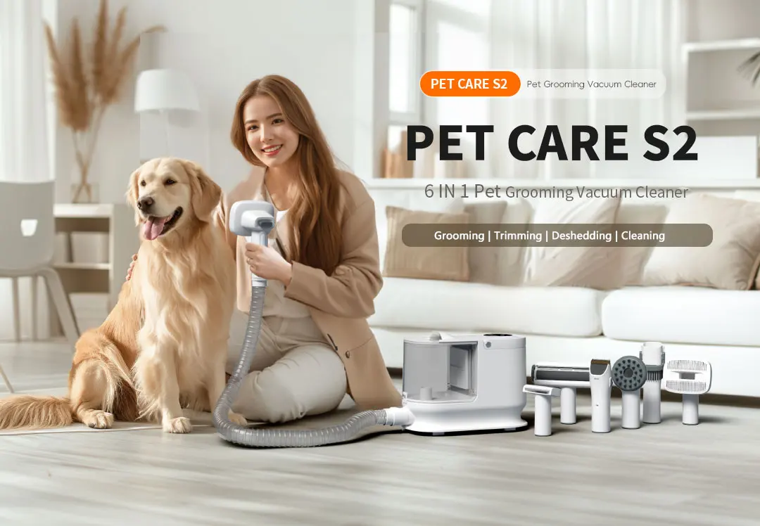 2.5L Cordless Pet Hair Vacuum Cleaner - Rechargeable Dog Cat 2 in 1 Hair Remover for Dogs for Wholesale & OEM Programs detail