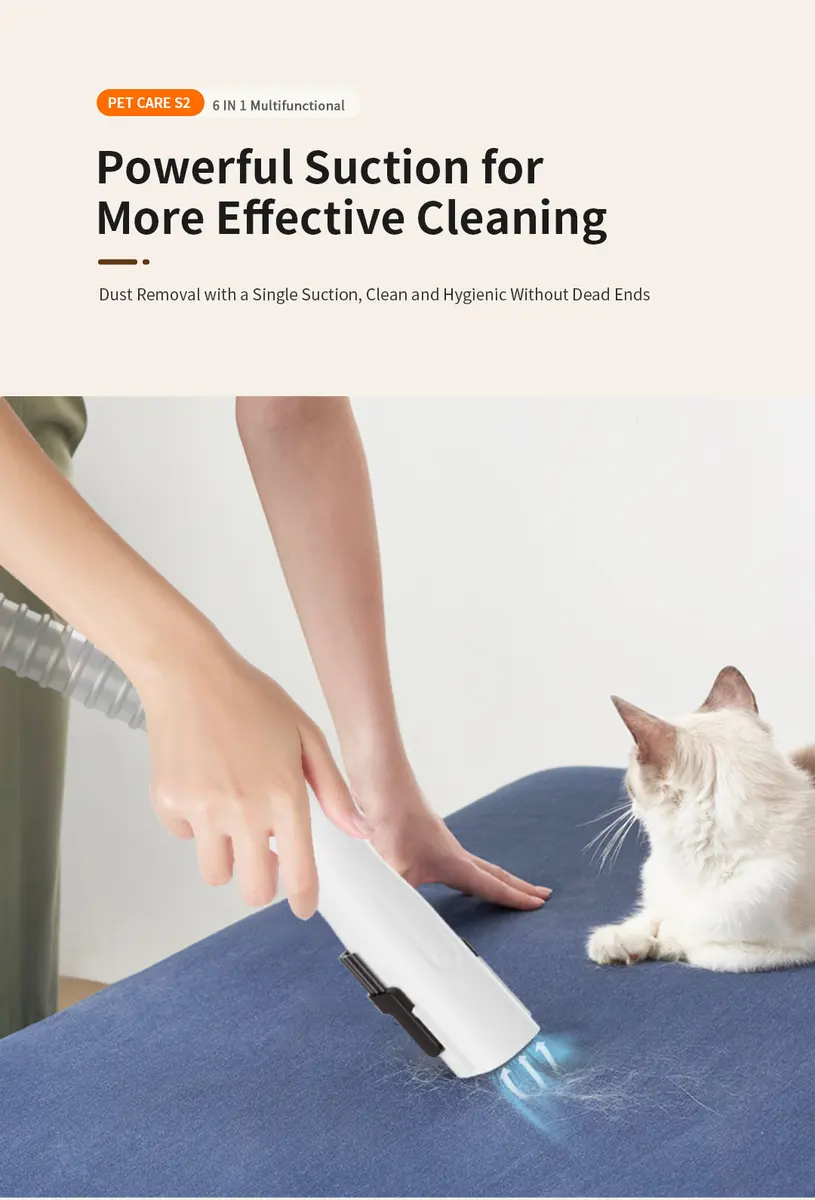 2.5L Cordless Pet Hair Vacuum Cleaner - Rechargeable Dog Cat 2 in 1 Hair Remover for Dogs for Wholesale & OEM Programs detail