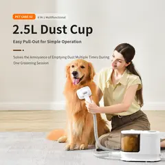 2.5L Cordless Pet Hair Vacuum Cleaner - Rechargeable Dog Cat 2 in 1 Hair Remover for Dogs for Wholesale & OEM Programs view 4