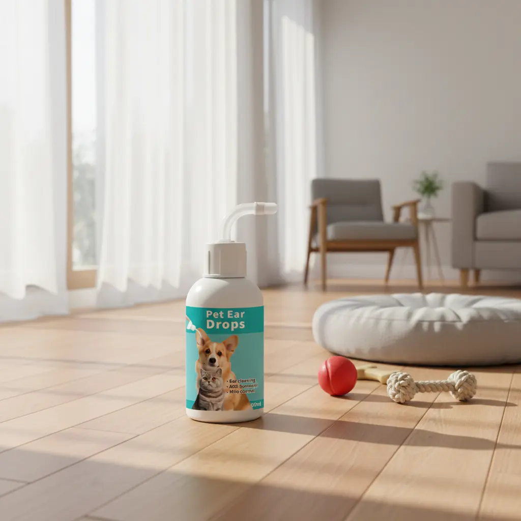 Factory Natural Mild Formula 60ml Pet Ear Cleaning Solution Gentle Healthy Care for Dogs for Wholesale & OEM Programs detail
