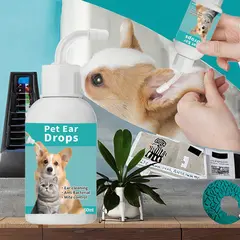 Factory Natural Mild Formula 60ml Pet Ear Cleaning Solution Gentle Healthy Care for Dogs for Wholesale & OEM Programs view 3