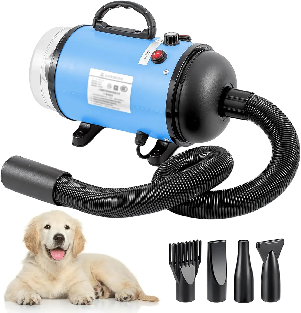 Pet Dryer Machine Adjustable Speed Low Noise Dog Hair Dryer Grooming Vacuum Dryer for Small Animals for Wholesale & OEM Programs detail