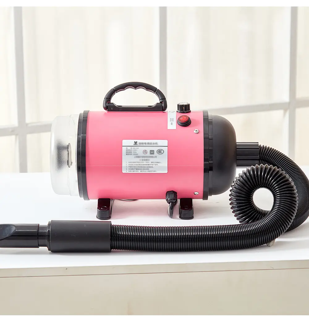 Pet Dryer Machine Adjustable Speed Low Noise Dog Hair Dryer Grooming Vacuum Dryer for Small Animals for Wholesale & OEM Programs detail