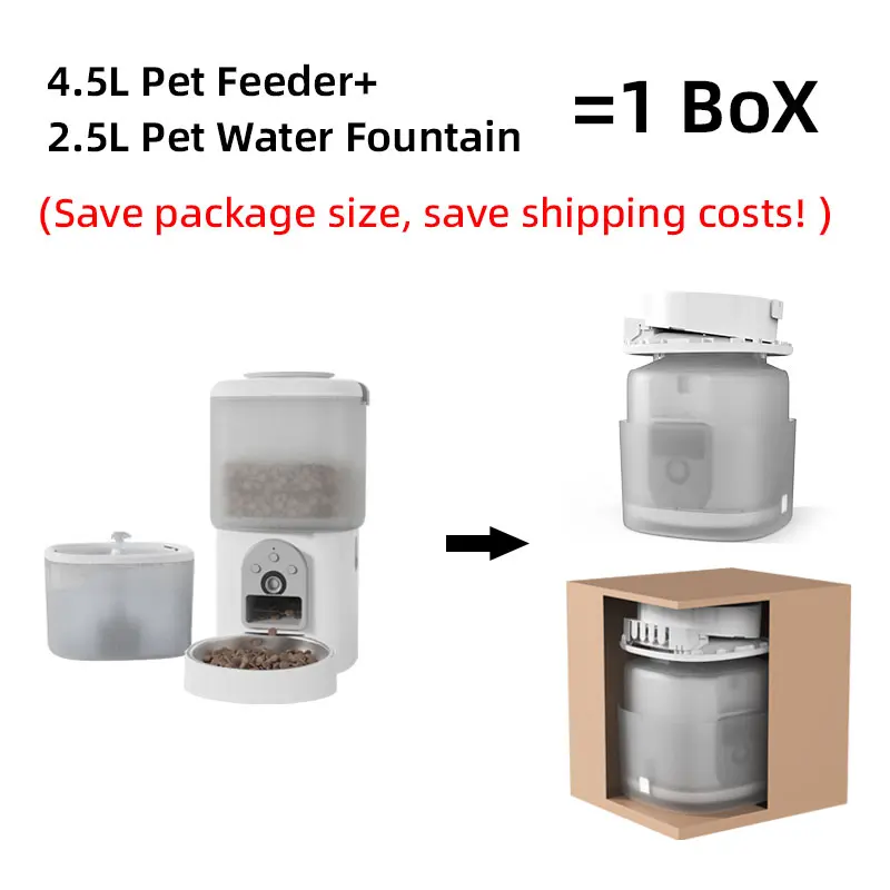 Smart Pet Feeder Dispenser APP Controlled Automatic Dog Bowl PC-F8 for Dogs for Wholesale & OEM Programs detail