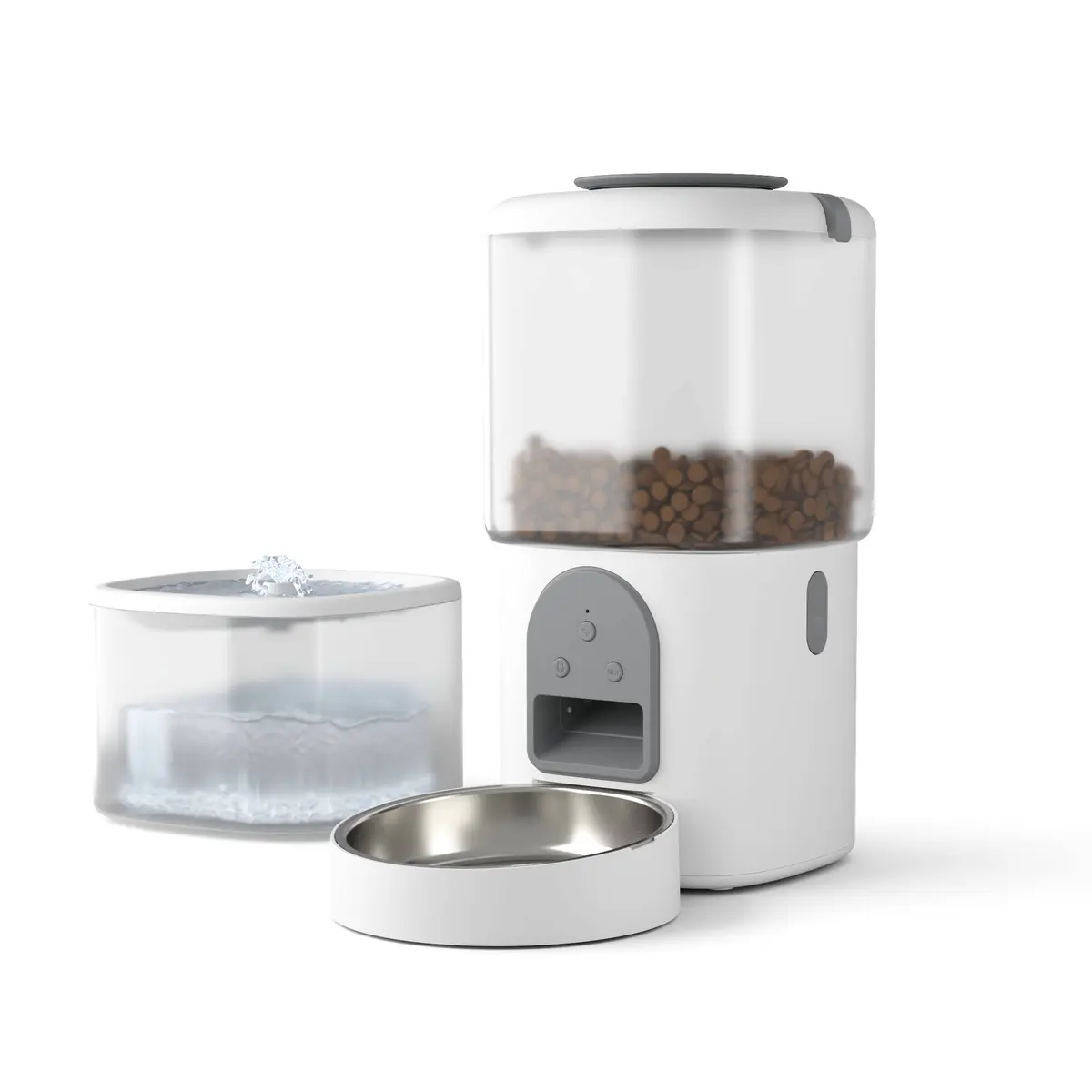 Smart Pet Feeder Dispenser APP Controlled Automatic Dog Bowl PC-F8 for Dogs for Wholesale & OEM Programs detail