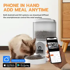 Smart Pet Feeder Dispenser APP Controlled Automatic Dog Bowl PC-F8 for Dogs for Wholesale & OEM Programs view 6