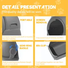 Automatic Cat Litter Box Generation 50L Safety Anti-Pinch Smart Cat Toilet SCLB-01 for Cats for Wholesale & OEM Programs view 3