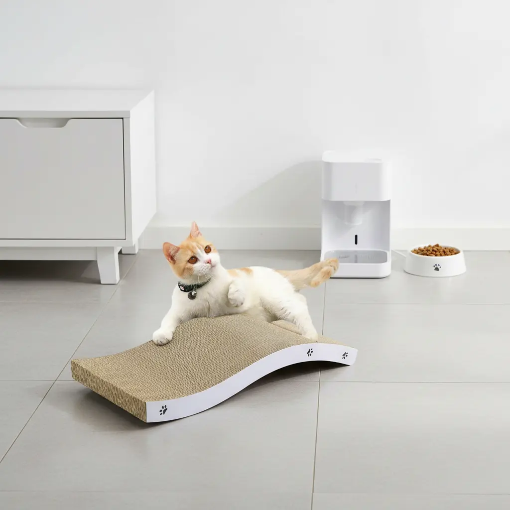 Premium Cardboard Cat Scratching Pad Cat Tree for Cats for Wholesale & OEM Programs detail
