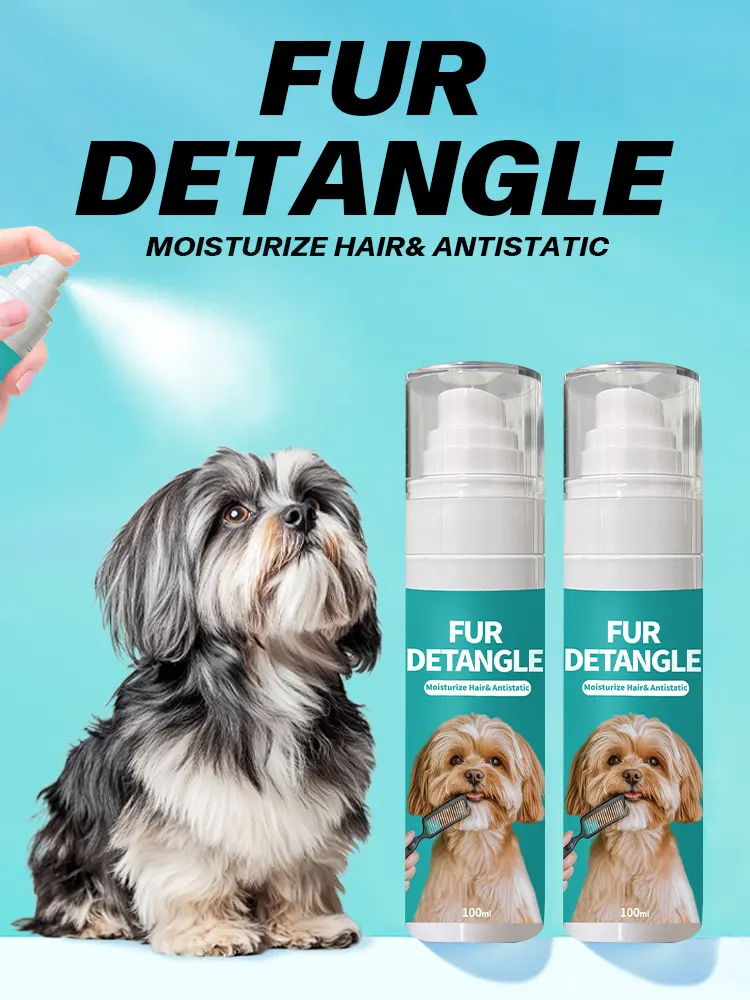 New Cat Dog Hair Detangling Grooming Shampoo Acrylic Material Zhejiang Origin Hair for cat,dog for Wholesale & OEM Programs detail