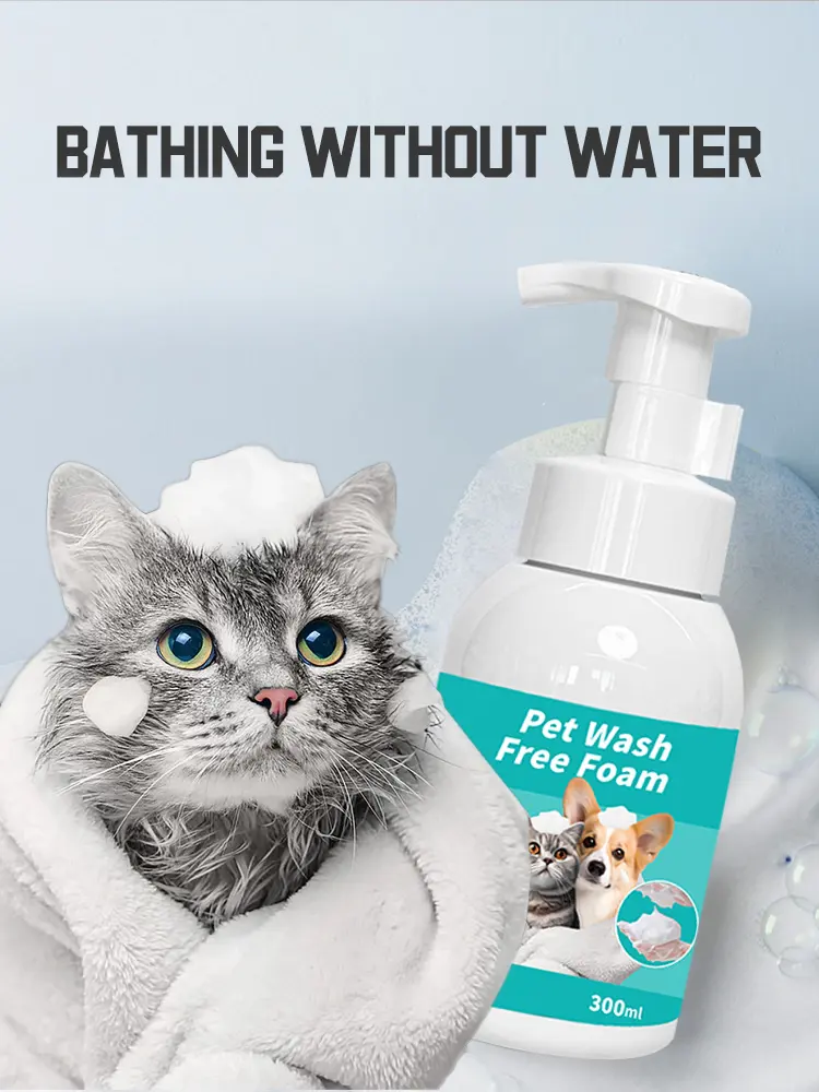 Cat Shampoo Acrylic Fragrance Retention Sterilization Bacteria Removal Mite for Cats for Wholesale & OEM Programs detail