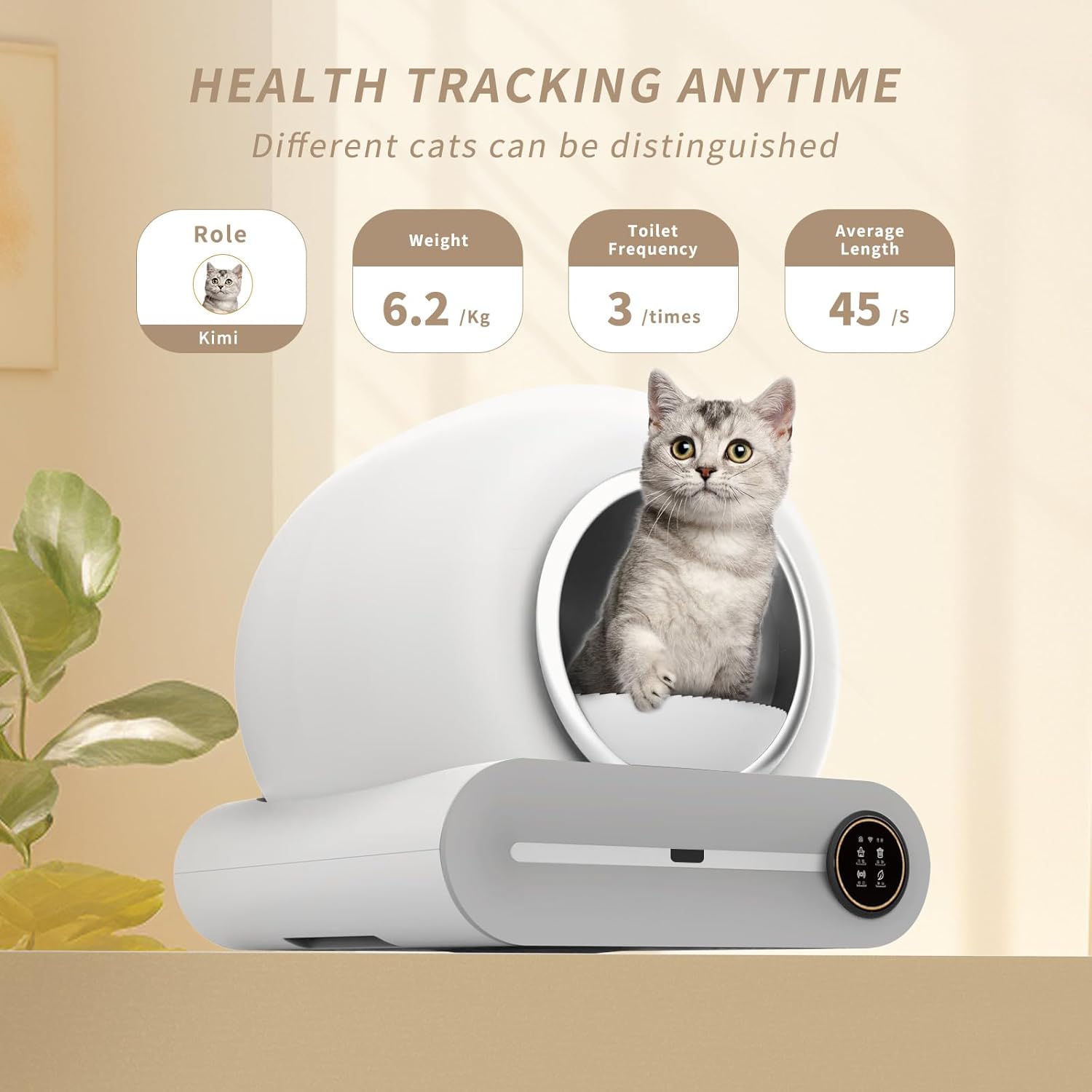 Cat Smart Automatic Self-Cleaning Electronic Deodorizing Open Top Sandbox Easy Clean for Wholesale & OEM Programs detail