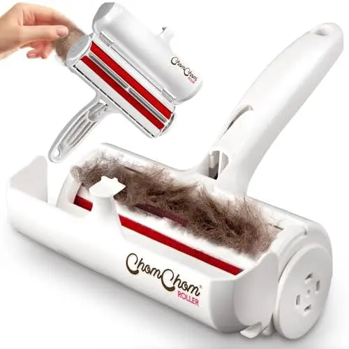 ChomChom White Reusable Plastic Roller Dog Hair Removal Eco-friendly Portable for Dogs for Wholesale & OEM Programs detail
