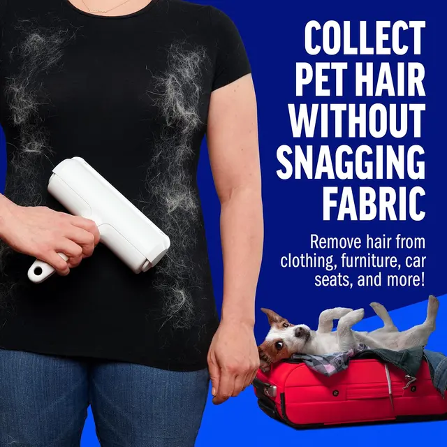 ChomChom White Reusable Plastic Roller Dog Hair Removal Eco-friendly Portable for Dogs for Wholesale & OEM Programs