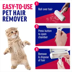 ChomChom White Reusable Plastic Roller Dog Hair Removal Eco-friendly Portable for Dogs for Wholesale & OEM Programs view 4