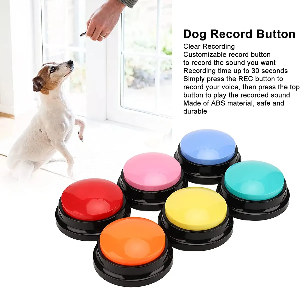 Pet Communication Button Dog Talking Sound Box Training Toy Recorder Sound Maker for pet communication, dog training for Wholesale & OEM Programs detail