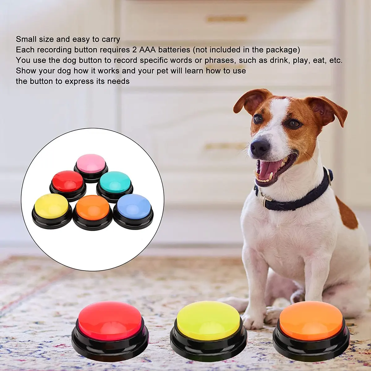 Pet Communication Button Dog Talking Sound Box Training Toy Recorder Sound Maker for pet communication, dog training for Wholesale & OEM Programs detail