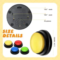 Pet Communication Button Dog Talking Sound Box Training Toy Recorder Sound Maker for pet communication, dog training for Wholesale & OEM Programs view 4