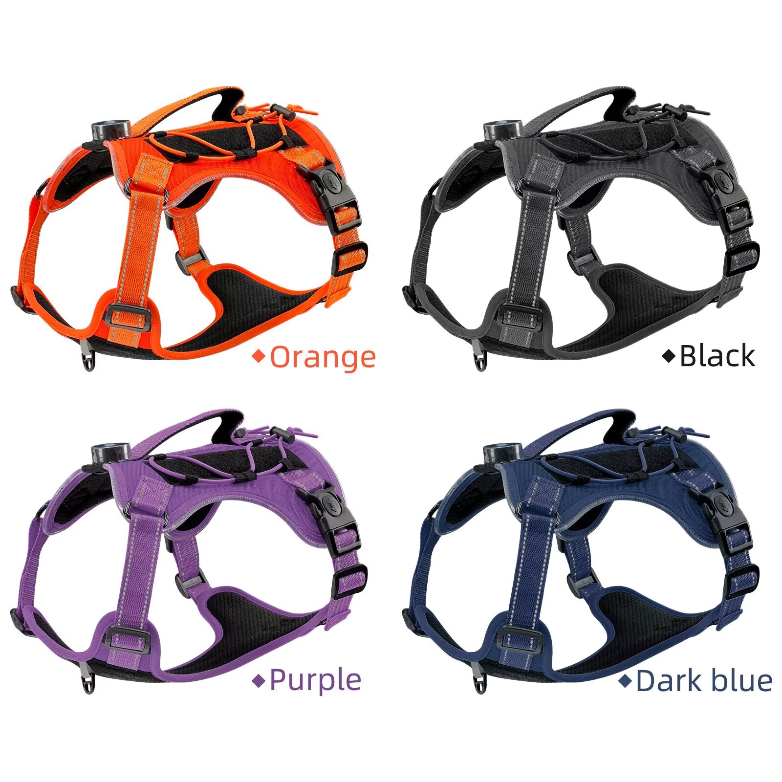 Custom Large Dog Vest Cute Classic Simple Pet Harness GH-104 for Dogs for Wholesale & OEM Programs view 4