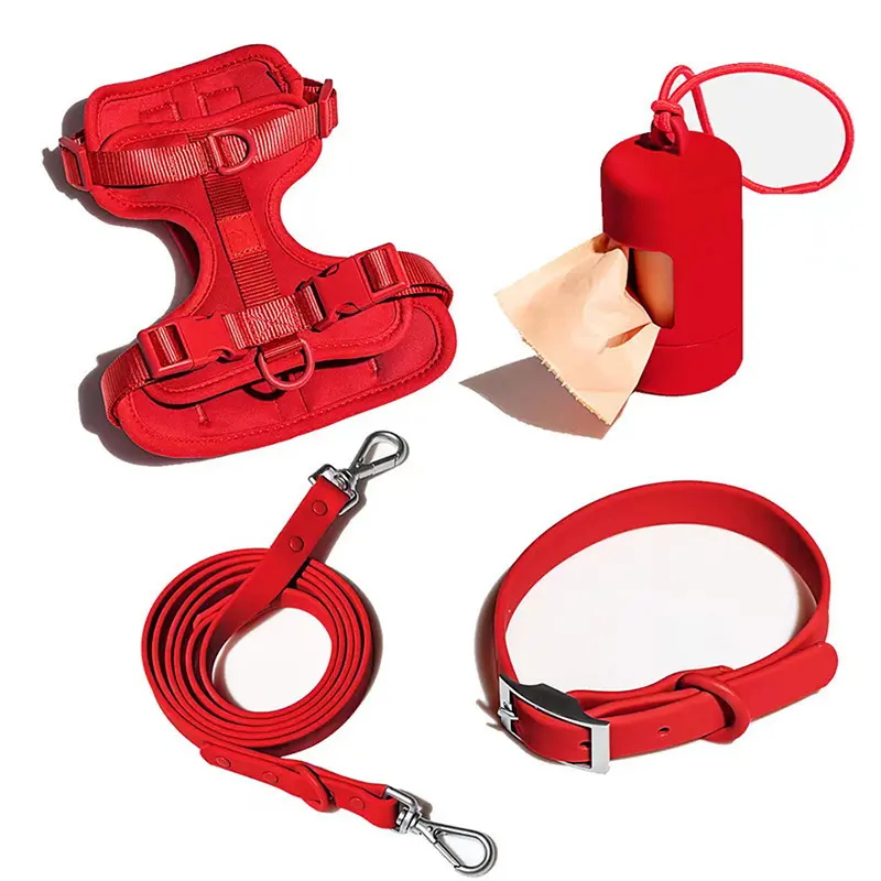 Custom Logo Adjustable Puppy Dog Leash Collar Outdoor Walking Accessories Dog Leashes for Wholesale & OEM Programs
