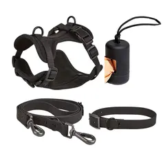 Custom Logo Adjustable Puppy Dog Leash Collar Outdoor Walking Accessories Dog Leashes for Wholesale & OEM Programs view 2
