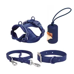Custom Logo Adjustable Puppy Dog Leash Collar Outdoor Walking Accessories Dog Leashes for Wholesale & OEM Programs view 3