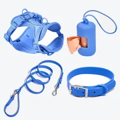 Custom Logo Adjustable Puppy Dog Leash Collar Outdoor Walking Accessories Dog Leashes for Wholesale & OEM Programs view 4