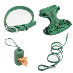 Custom Logo Adjustable Puppy Dog Leash Collar Outdoor Walking Accessories Dog Leashes for Wholesale & OEM Programs view 5