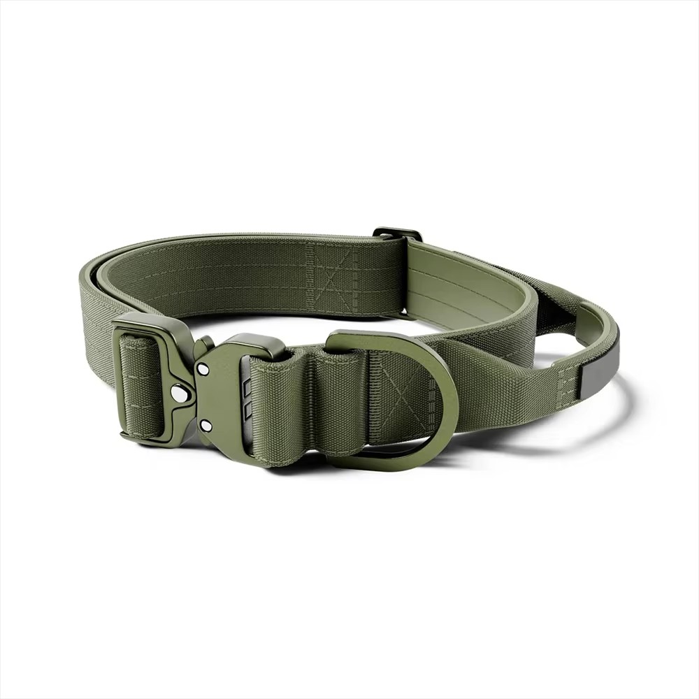 Customized Logo Color Blocking Design Pet Outdoor Training Nylon Tactical Heavy Duty for Wholesale & OEM Programs detail