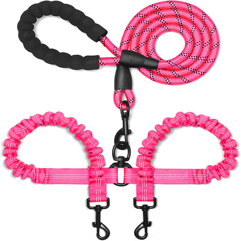 Dog Classic Print Dual-use Leash Medium/Large Size Husky Golden Retriever for Wholesale & OEM Programs detail