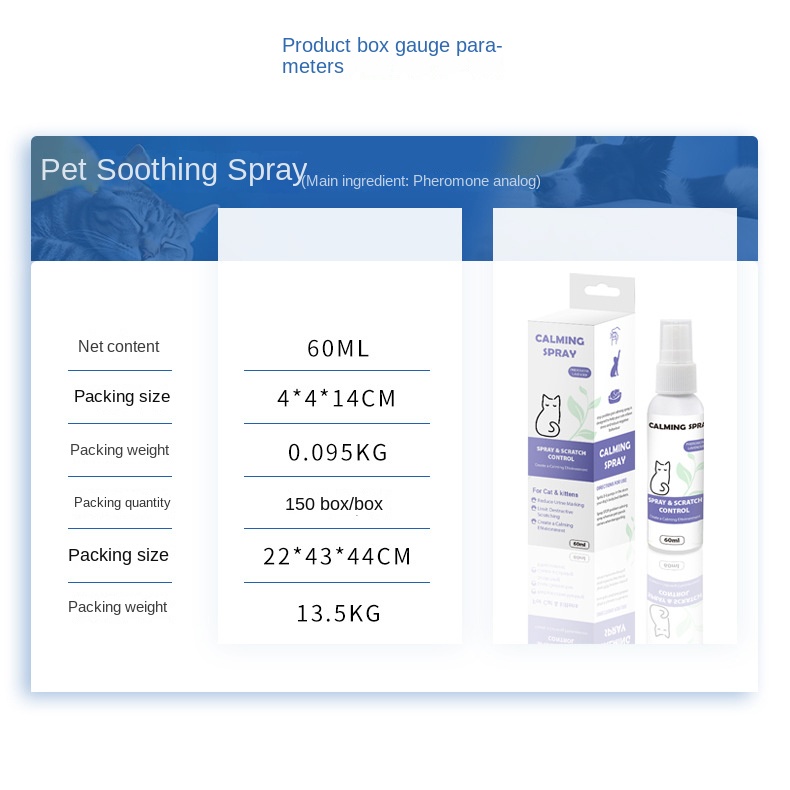Dog Emotional Soothing Agent Eco-friendly Modern Ferromone Stress Relieving Pheromone for Wholesale & OEM Programs detail