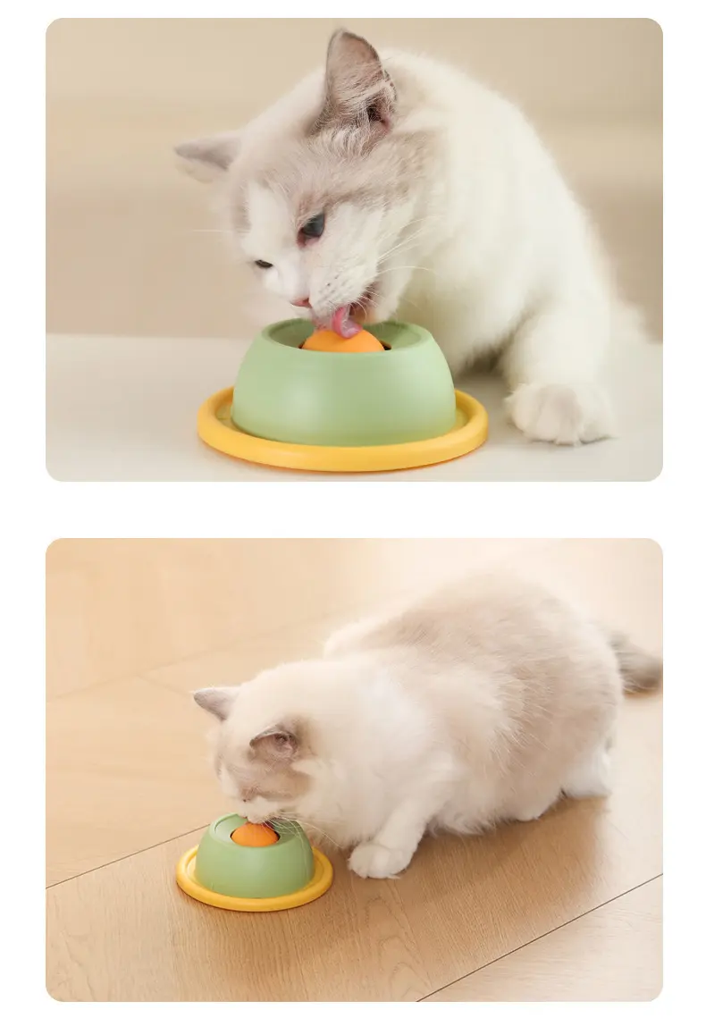 New Dog Leaky Waterproof Food Toy Rotation Can Lick Clean Tongue Fur Slow Food Pet for Dogs for Wholesale & OEM Programs detail