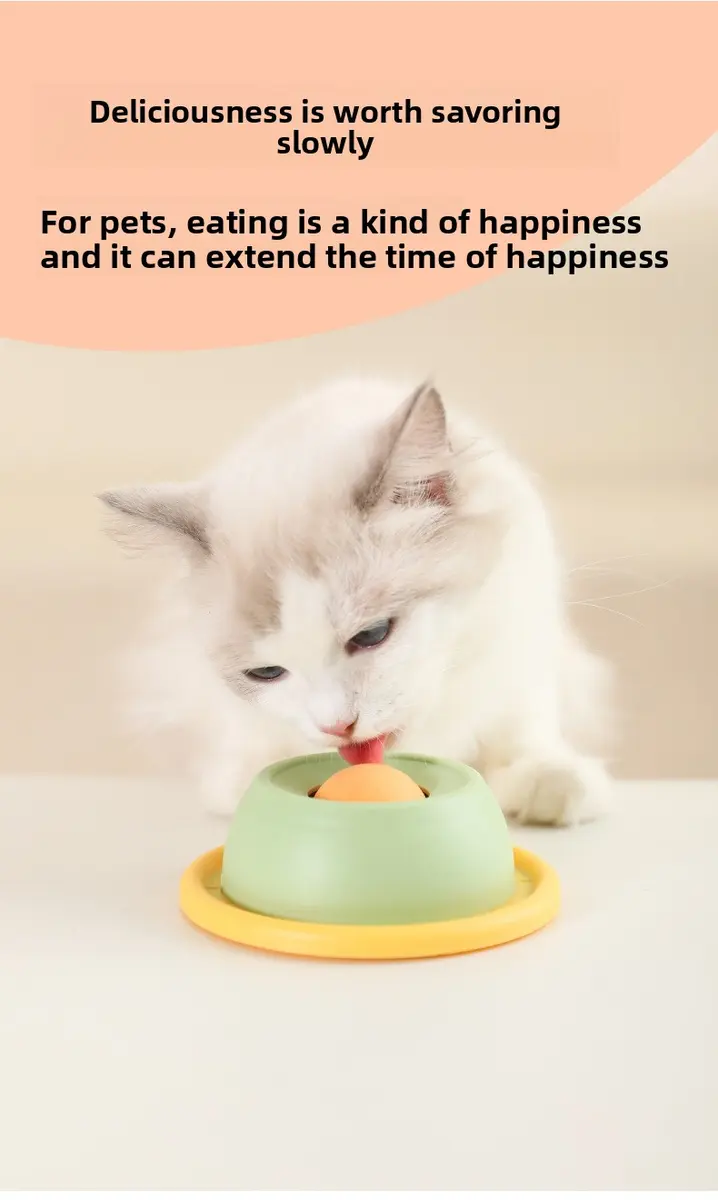 New Dog Leaky Waterproof Food Toy Rotation Can Lick Clean Tongue Fur Slow Food Pet for Dogs for Wholesale & OEM Programs detail