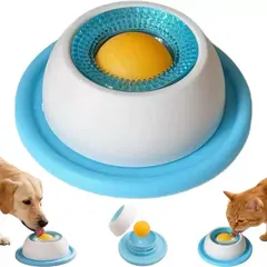 New Dog Leaky Waterproof Food Toy Rotation Can Lick Clean Tongue Fur Slow Food Pet for Dogs for Wholesale & OEM Programs view 1