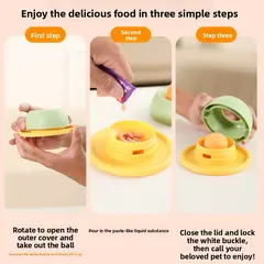 New Dog Leaky Waterproof Food Toy Rotation Can Lick Clean Tongue Fur Slow Food Pet for Dogs for Wholesale & OEM Programs view 3