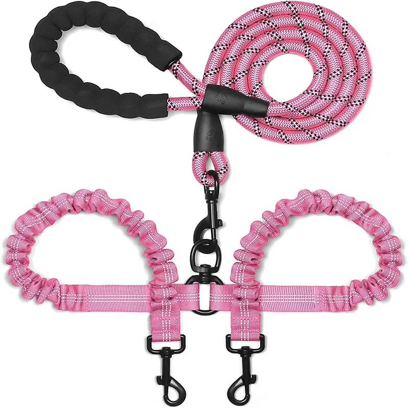 Dog Classic Print Dual-use Leash Medium/Large Size Husky Golden Retriever for Wholesale & OEM Programs detail
