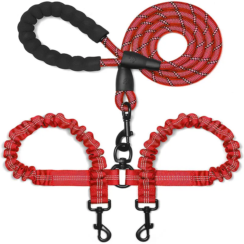 Dog Classic Print Dual-use Leash Medium/Large Size Husky Golden Retriever for Wholesale & OEM Programs detail