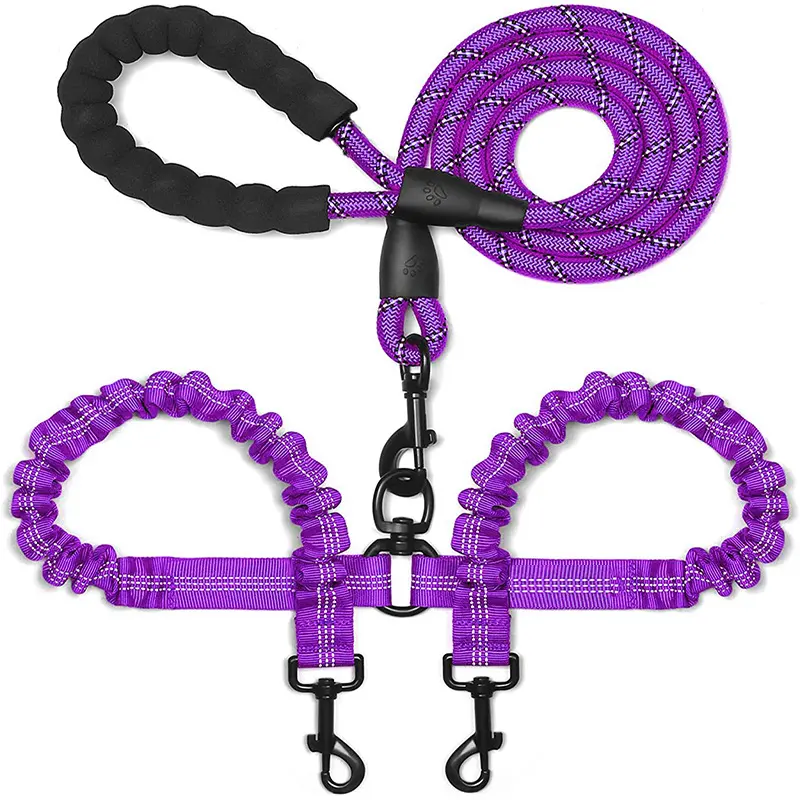 Dog Classic Print Dual-use Leash Medium/Large Size Husky Golden Retriever for Wholesale & OEM Programs detail