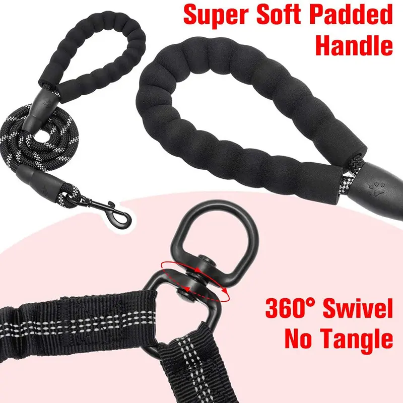 Dog Classic Print Dual-use Leash Medium/Large Size Husky Golden Retriever for Wholesale & OEM Programs detail