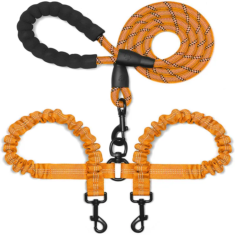 Dog Classic Print Dual-use Leash Medium/Large Size Husky Golden Retriever for Wholesale & OEM Programs detail
