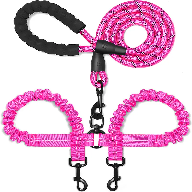 Dog Classic Print Dual-use Leash Medium/Large Size Husky Golden Retriever for Wholesale & OEM Programs detail