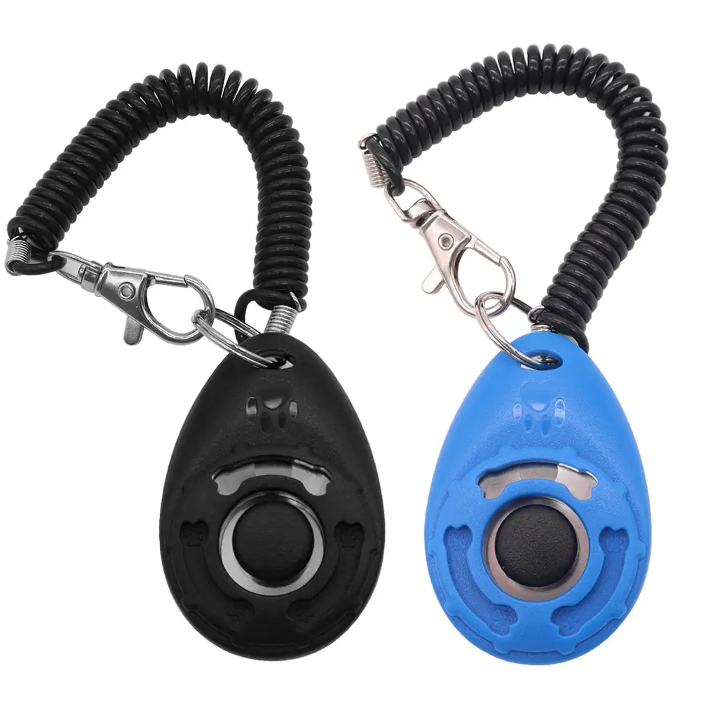 High Quality Small Dog Training Supplies PET Training Clicker Wrist Strap Custom SAP for Wholesale & OEM Programs detail