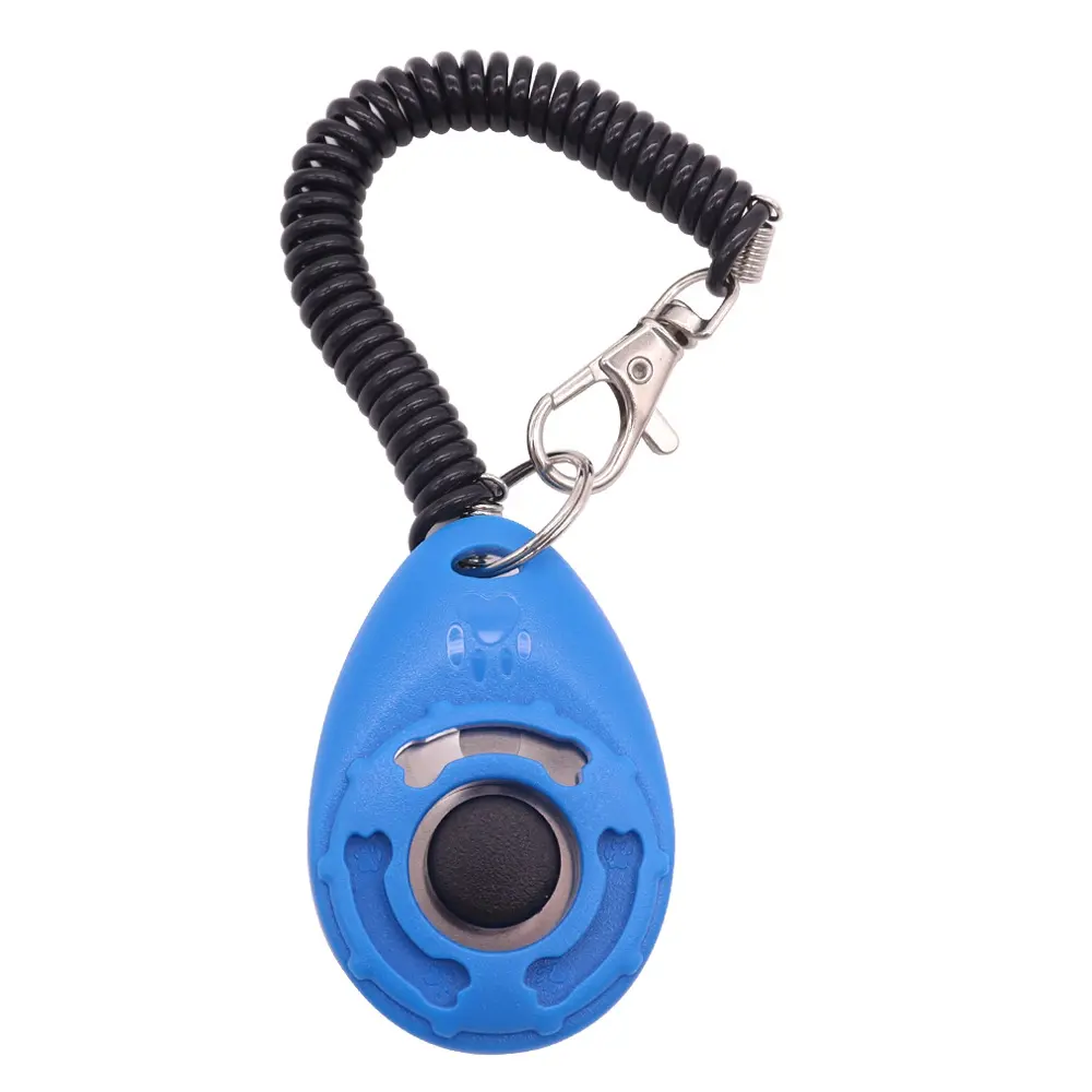 High Quality Small Dog Training Supplies PET Training Clicker Wrist Strap Custom SAP for Wholesale & OEM Programs detail